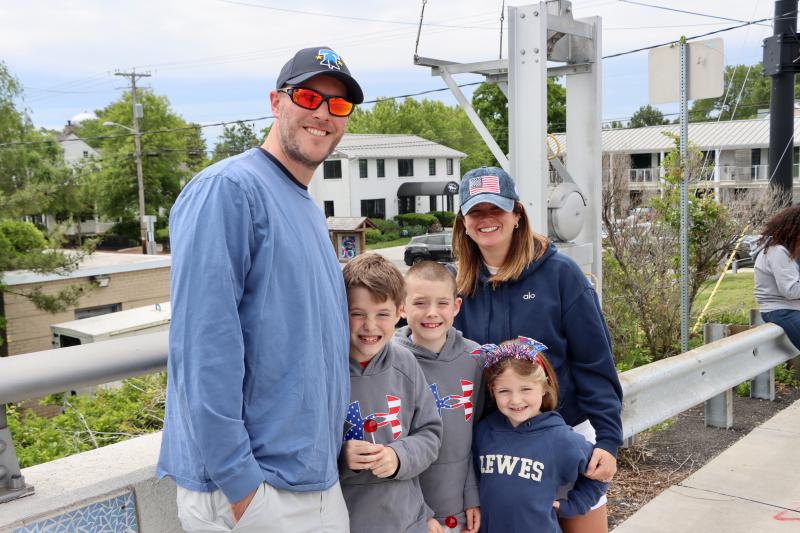 The O’Brien family from Lewes came dressed for the occasion. Shown are (l-r) Joe O’Brien, Shane O’Brien, Colin O’Brien, Madden O’Brien and Danielle O’Brien.