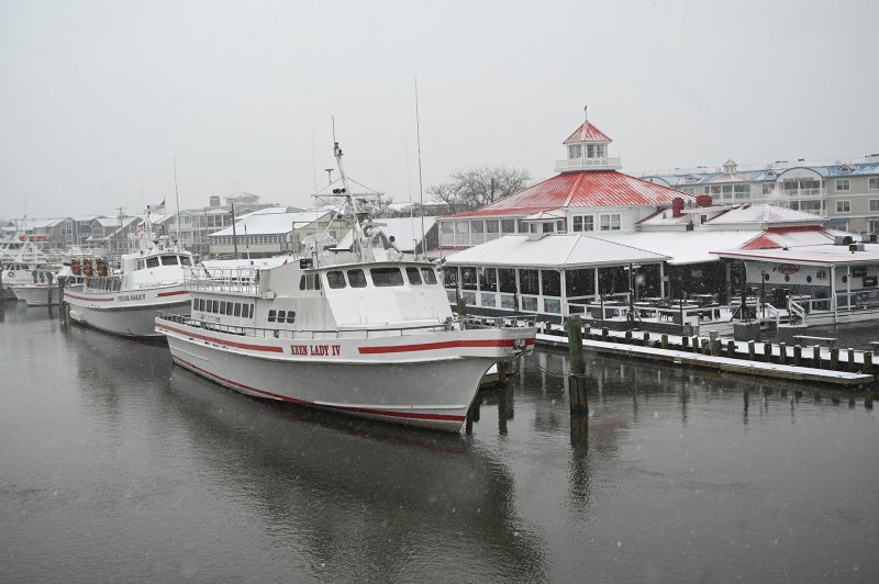 The boats of Fisherman’s Wharf in Lewes always look nicer with a coat of snow. NICK ROTH PHOTO