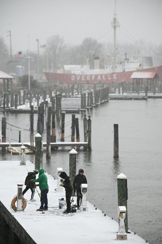Fishing is an all-weather sport. NICK ROTH PHOTO