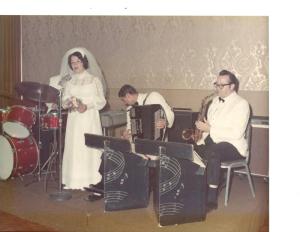 An accomplished singer, Ann Sebastien even sang at her wedding reception. SUBMITTED PHOTO