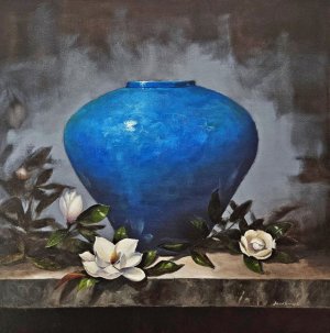 “Blue Serenity,” oil by John Schisler.
