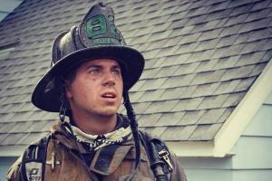 Jake Slater is a Lewes firefighter who suffered a work injury, causing second- and third-degree burns on 80 percent of his body. SUBMITTED PHOTO