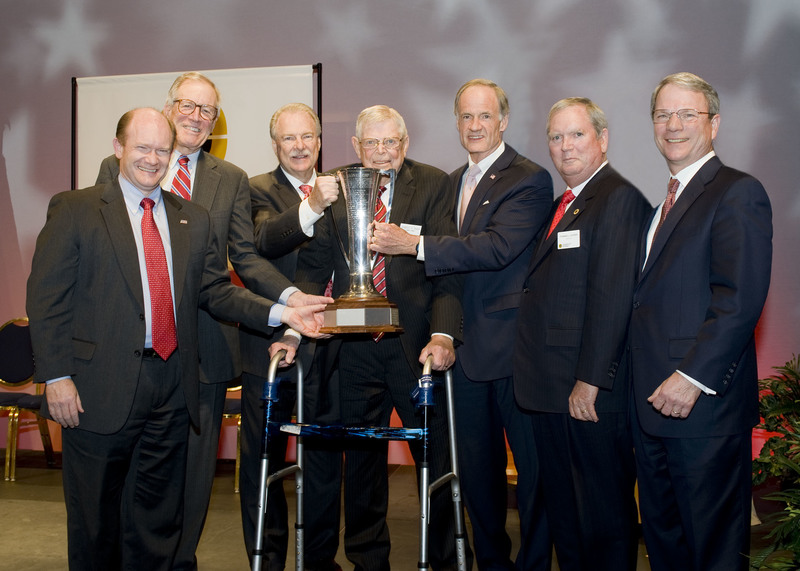 Robert Rider awarded Josiah Marvel Cup at Chamber of Commerce dinner ...