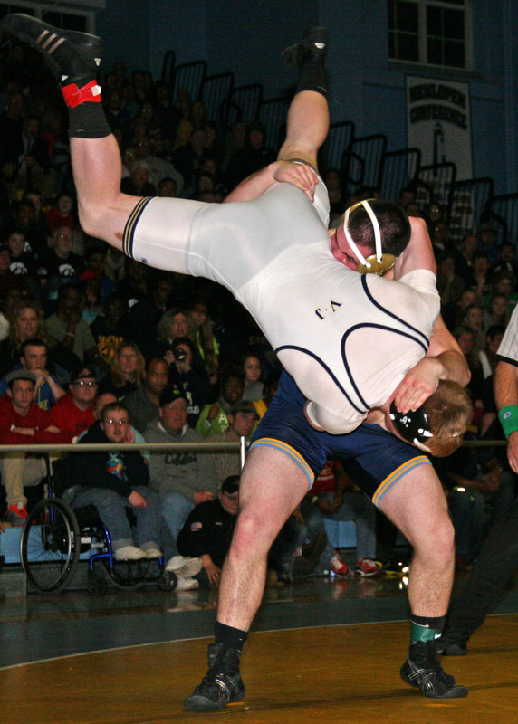 Cape wrestling champ Thomas Ott pins down Naval Academy