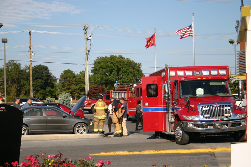 Car fire in McDonald's parking lot | Cape Gazette