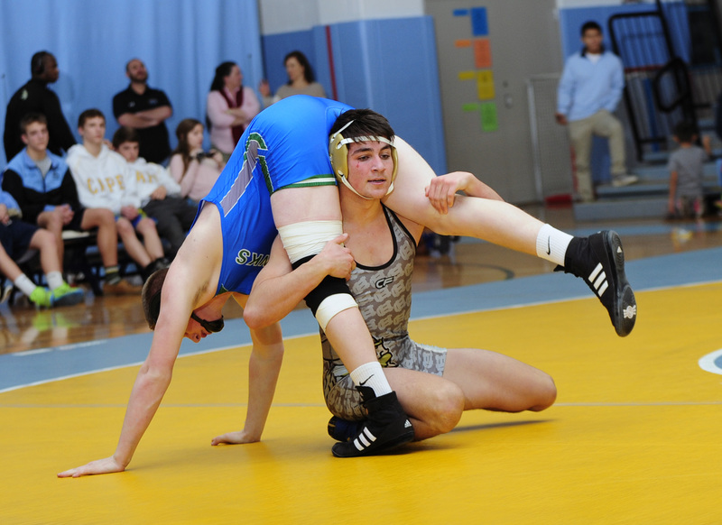 Cape wrestling pins St. Georges 54-9 and Charter School 48-18