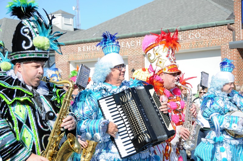 Rehoboth Jazz Festival Performers on stage and singing in the street Cape Gazette