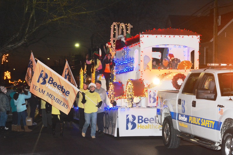 Lewes parade lights up the night Cape Gazette