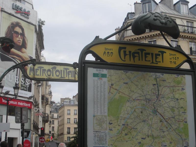 Entrance to Paris Metro BY STEVE SEYFRIED