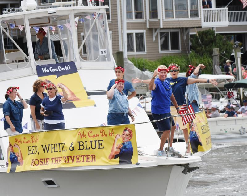 Patriotism abounds at Lewes Boat Parade Cape Gazette