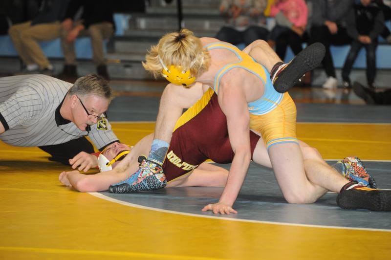 Cape wrestling pins St. Georges 54-9 and Charter School 48-18