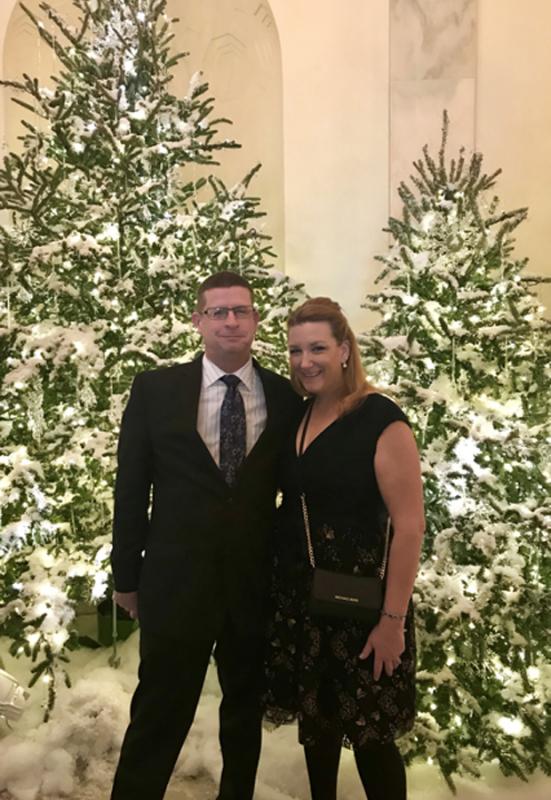 Theresa and Donald Houston of Milton help decorate White House for