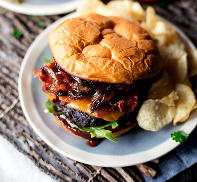 Bbq barbecue sauce rattler sauces river high burger crusted bacon coffee bite recipe made peppers