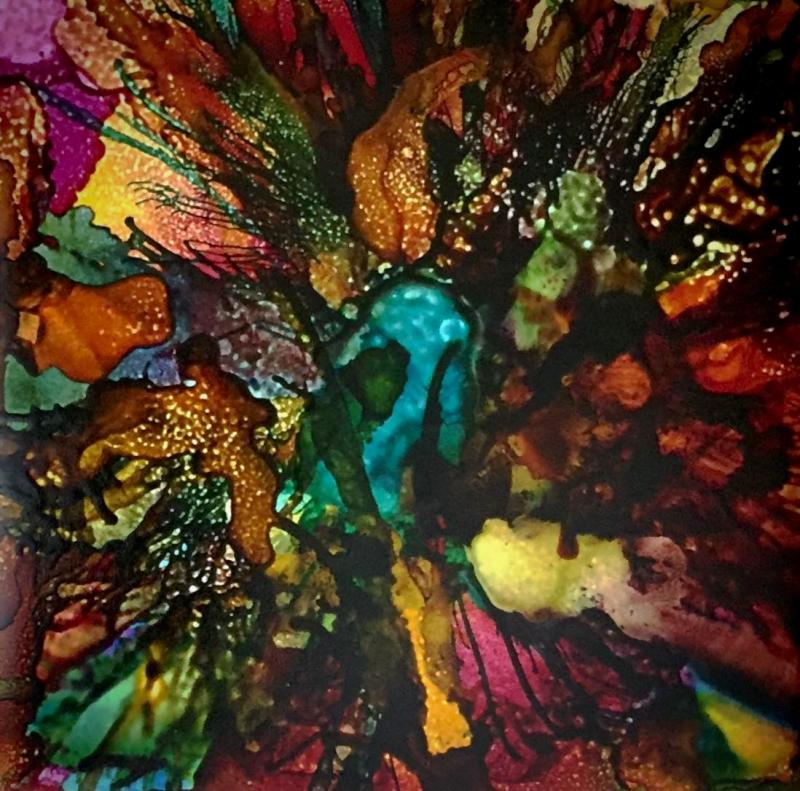 Alcohol Inks on Yupo Paper