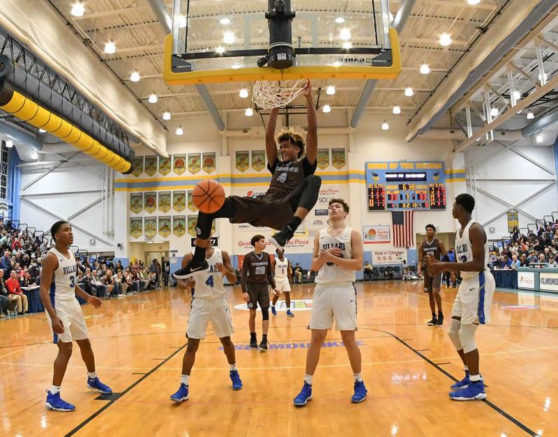 high school dunk