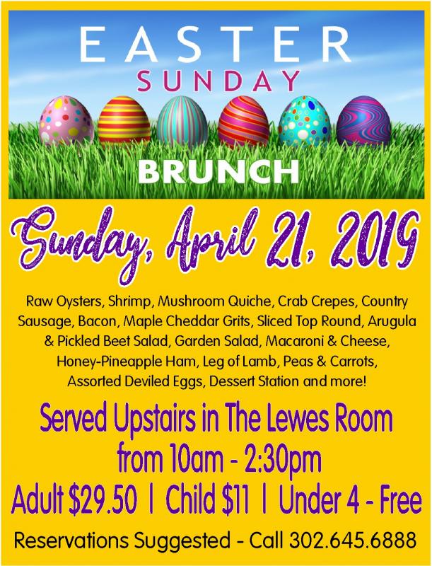 Now accepting Easter brunch reservations at Irish Eyes | Cape Gazette
