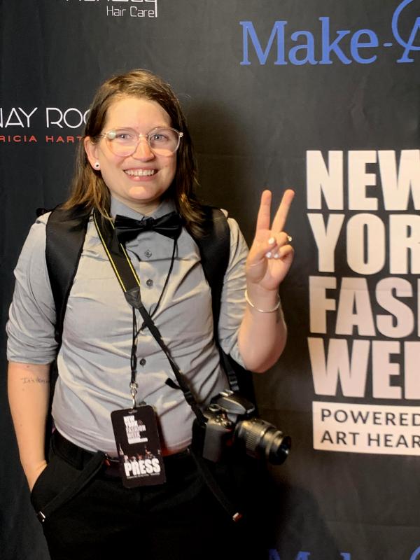 Delaware Tech student photographs New York Fashion Week | Cape Gazette