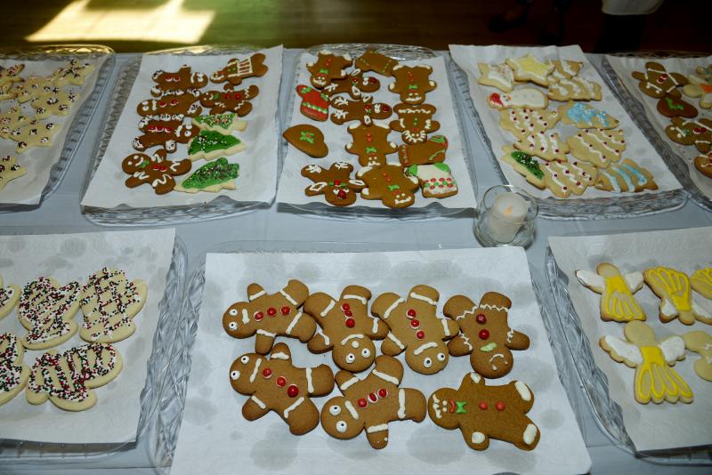 Gingerbread men await their fate.