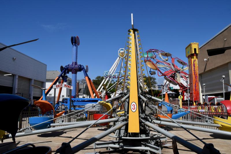 Funland on The Boardwalk in Rehoboth Beach has opened its rides once again with restricted numbers, allowing only 200 patrons during each of a pair of two-hour sessions. RON MACARTHUR PHOTOS