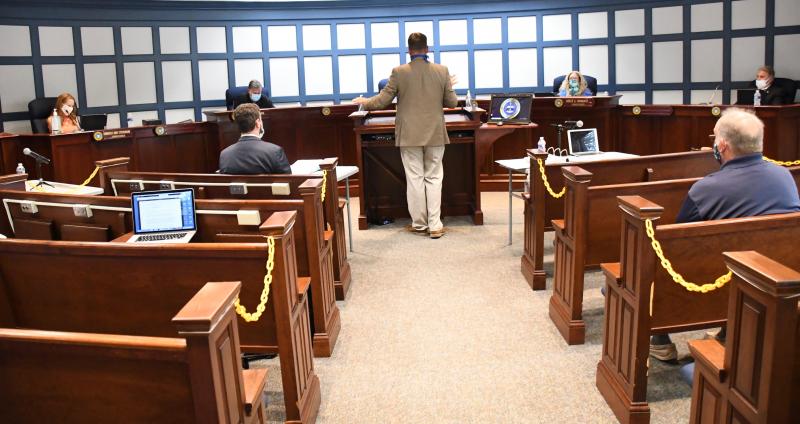 Sussex County Planning and Zoning Commission goes back into public session for the first time since mid-March.