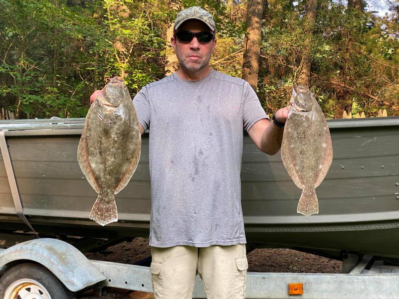 Offshore, Delaware Bay flounder catches are fine
