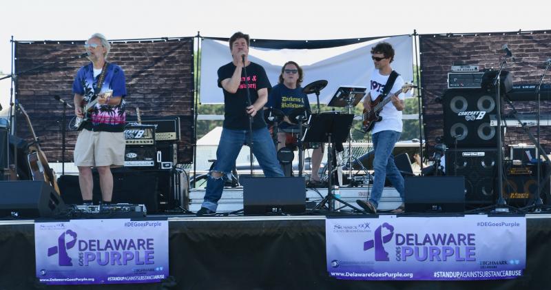 Rockin’ for Recovery supports Delaware Goes Purple