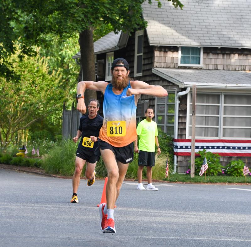 Mike Wardian is happy to be finished.