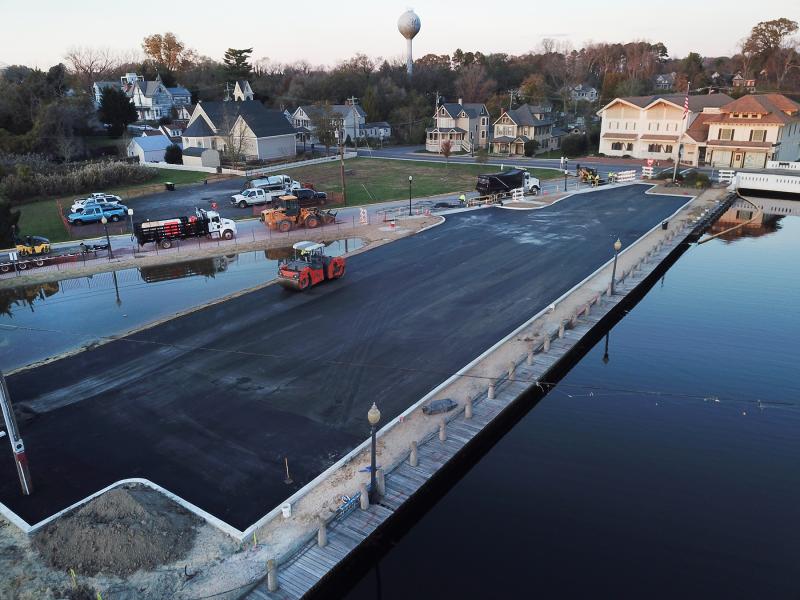 Bulkhead, The contractor has begun to pour the concrete all…