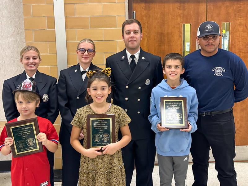Fire company presents awards to Rehoboth Elementary students | Cape Gazette