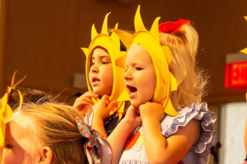 Luna Franco, left, and Kate Creed shine bright.