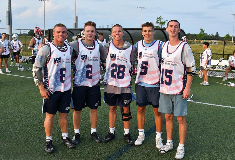 Blue team defeats White in boys lax all star game Cape Gazette