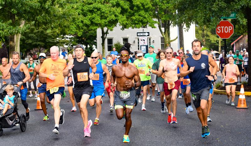 Cannonball 5K held on a sultry Sunday morning