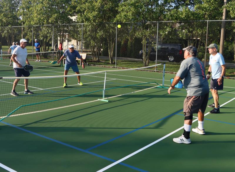 Tennis players love new surface at Lewes Canalfront courts | Cape Gazette