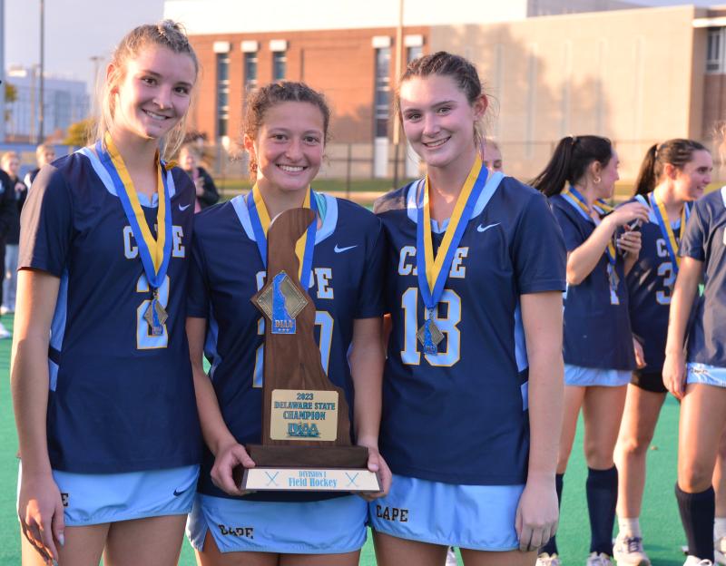 A strike and a save secure state title for Cape field hockey | Cape Gazette