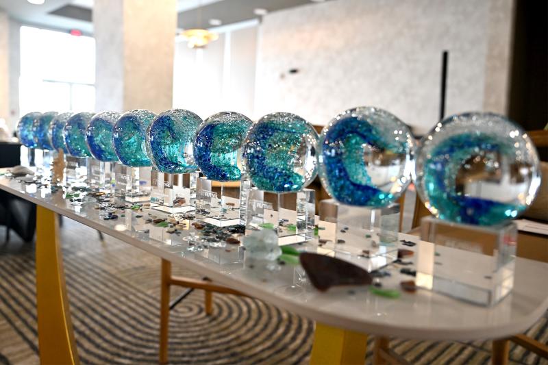 The awards were waiting and ready to be claimed at the 26th Rehoboth Beach Independent Film Festival. TED PFIRRMANN PHOTOS