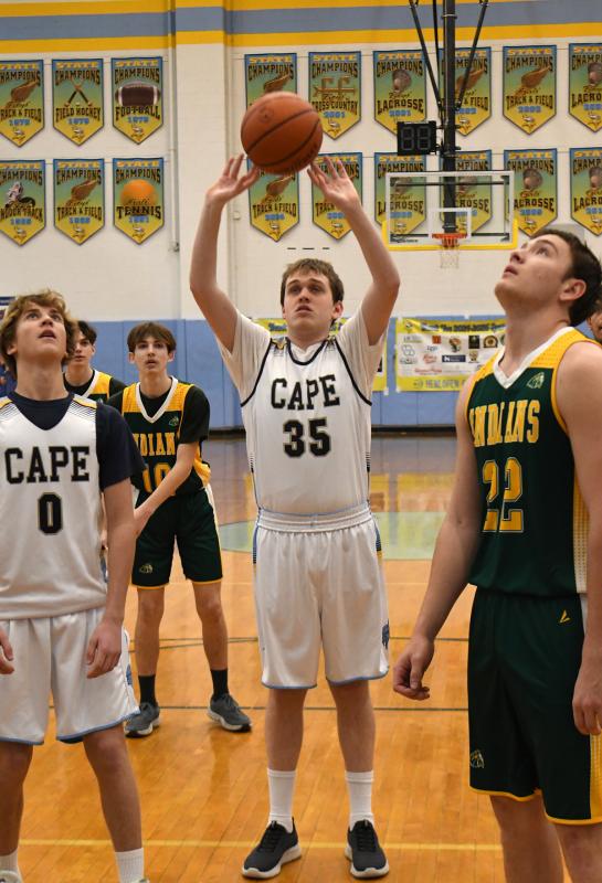 Danny Gartman hits a deuce.