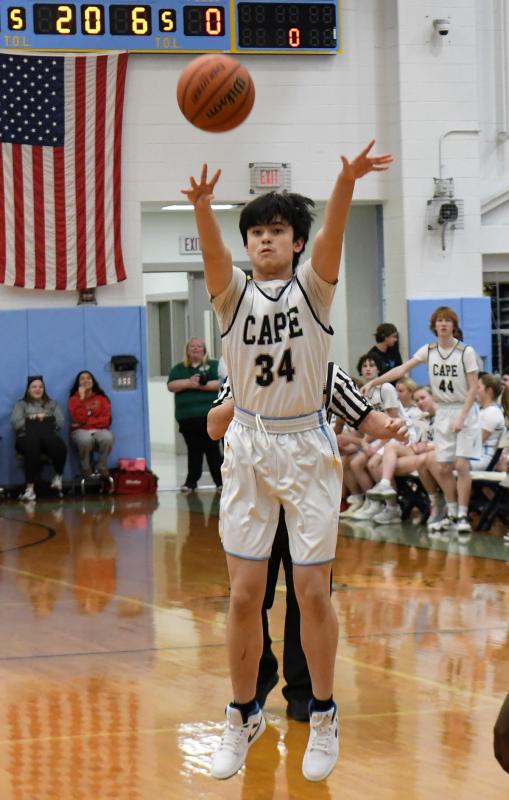 Ronald LeRoy takes a jumper for the Vikings.