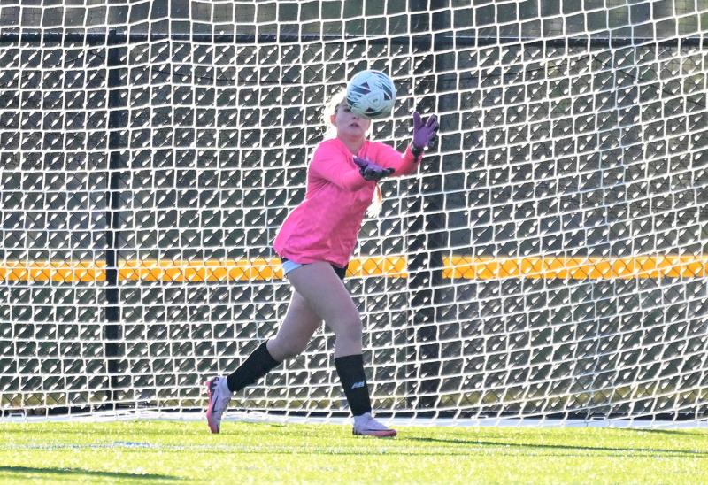 Cape sophomore keeper Brynne Fox made 12 saves in the contest.