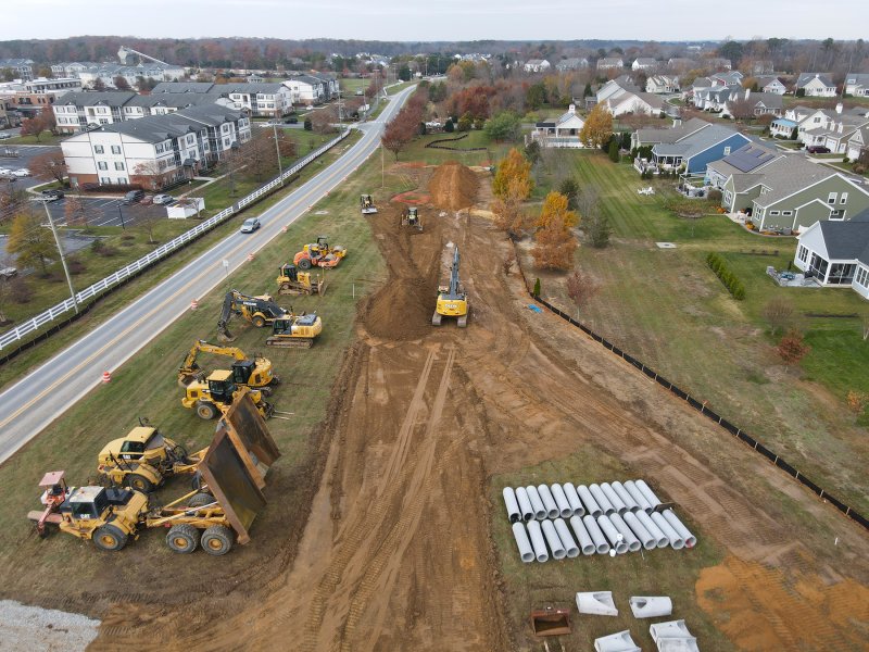 The new road will meet Old Orchard Road about a quarter-mile north of the existing intersection with Savannah Road.