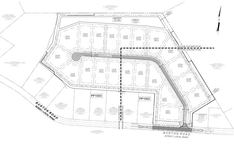 The site plan for the Tepache Farms project. SOURCE: SUSSEX COUNTY