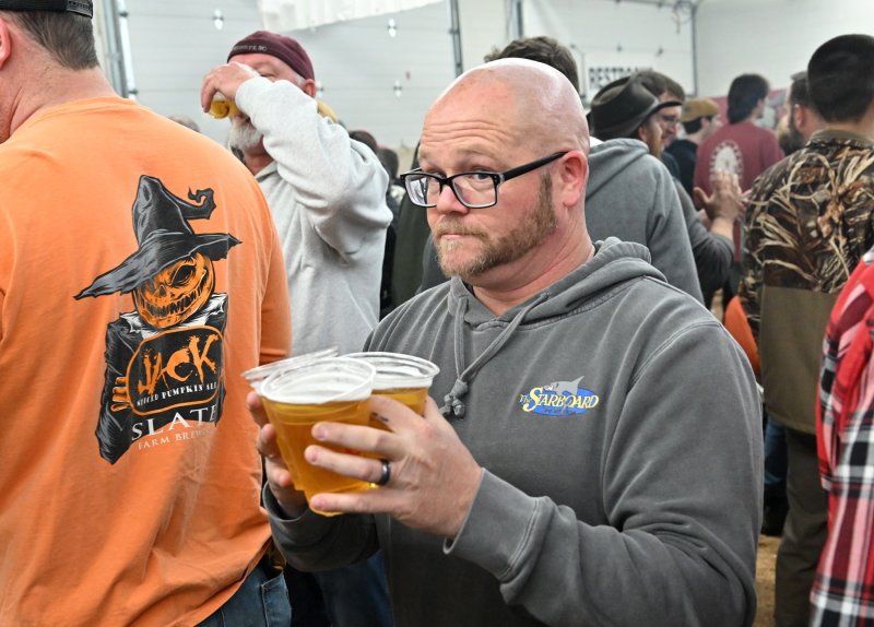 Brian Thompson makes a beer run.