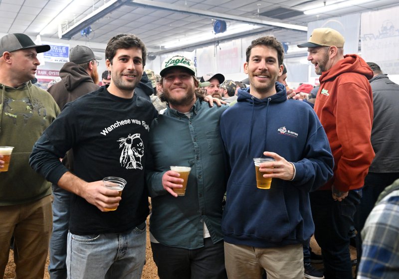 Having a great time at the event are (l-r) Dominic Prestipino, Tommy Ashcraft and Nick Prestipino.
