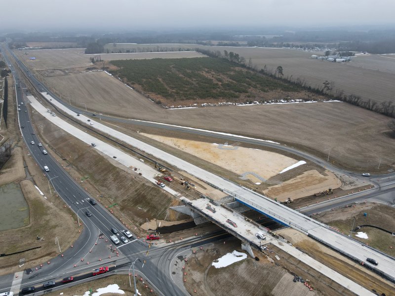 The Ocean One property is located on the southwest corner of Route 1 and Route 16 near the overpass that’s under construction. NICK ROTH PHOTO