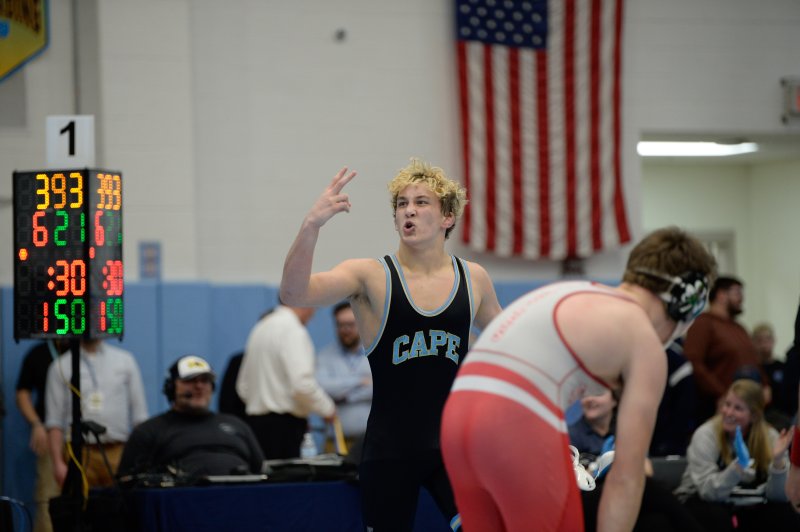 Grayson Davis was named the tournament’s outstanding wrestler after he dominated the competition.