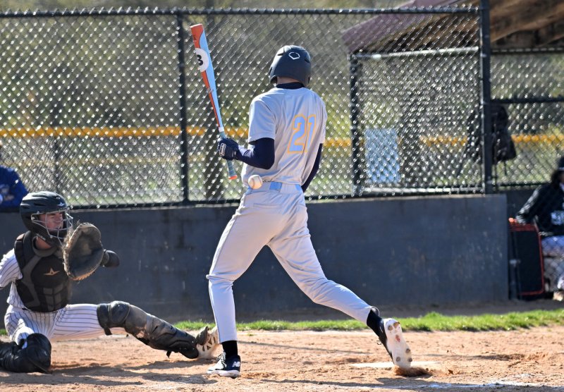 Cape’s Trey Dickinson takes one for the team.