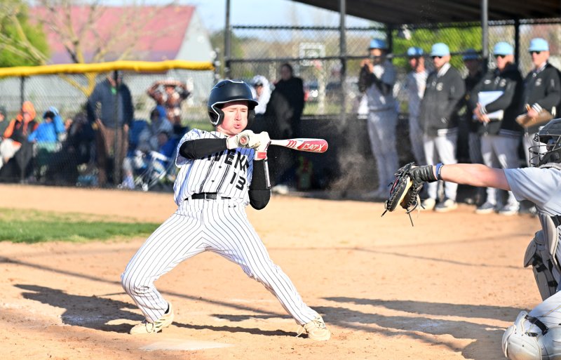 Tech’s Connor LeCates avoids some Cape chin music.