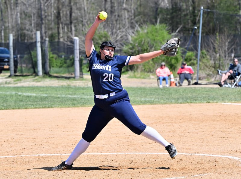 Sussex Academy junior Rogue Garcia came in from the bullpen for the Seahawks.