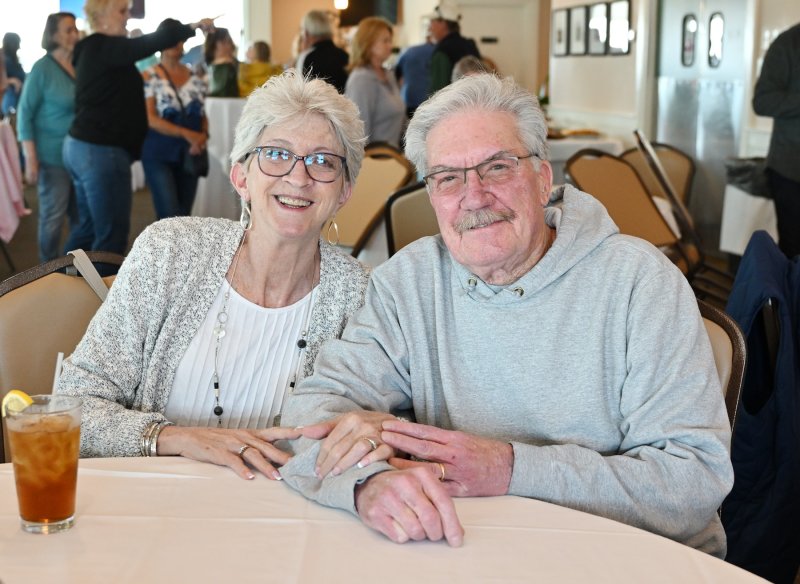 Enjoying the event are Paula and Doc Pepper.