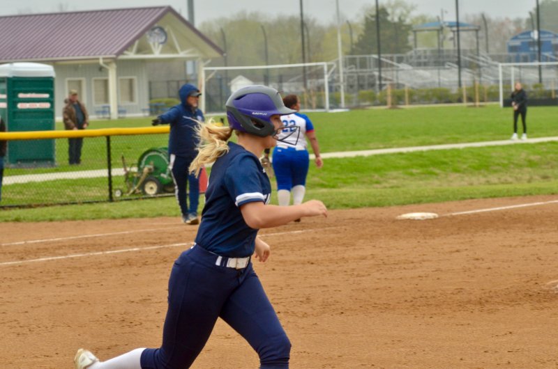 Sussex Academy sophomore Marley Campanese singled her sister in.