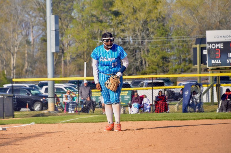 Cape sophomore Jordynn Bowe patrols the hot corner.